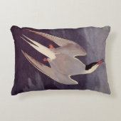 Arctic Tern by John James Audubon, Birdsヴィンテージ アクセントクッション (正面)