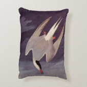 Arctic Tern by John James Audubon, Birdsヴィンテージ アクセントクッション (裏面(縦))