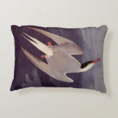 Arctic Tern by John James Audubon, Birdsヴィンテージ アクセントクッション (裏面)
