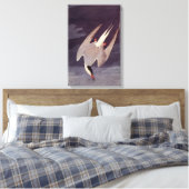 Arctic Tern by John James Audubon, Birdsヴィンテージ キャンバスプリント (インサイチュ (寝室))