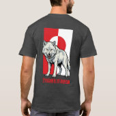 Arctic wolf Greenland is not American Tシャツ (裏面)