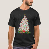 Arctic Wolf Xmas Lights Arctic Wolf Christmas Tre Tシャツ (正面)