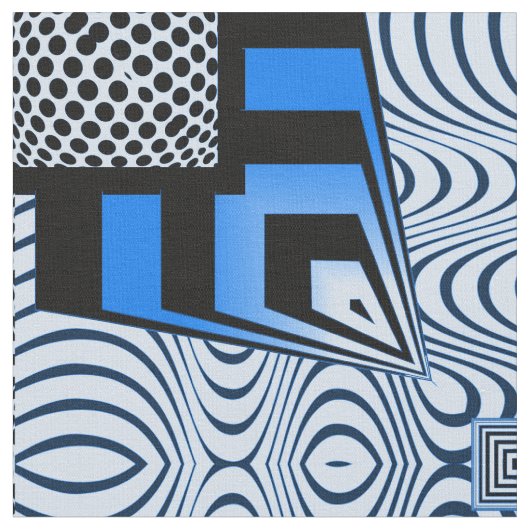 Arcturianの操作芸術の青 ファブリック (クローズアップ)