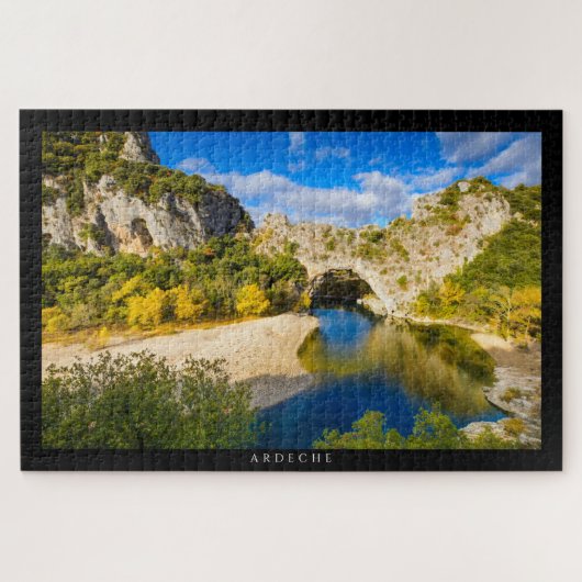ARDECHE - Arche naturelle de Vallon-Pont-d'Arc ジグソーパズル (横)