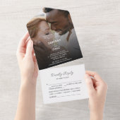 Ardent Romance Photo 結婚's オールインワン招待状 (貼ってはがせる)