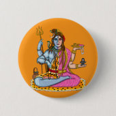 Ardhanarishvara Button 缶バッジ (正面)