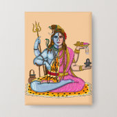 Ardhanarishvara Button 缶バッジ (正面)