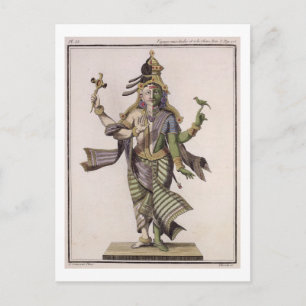 Ardhanarishvara、'Voyaux Indes et a la Chから ポストカード