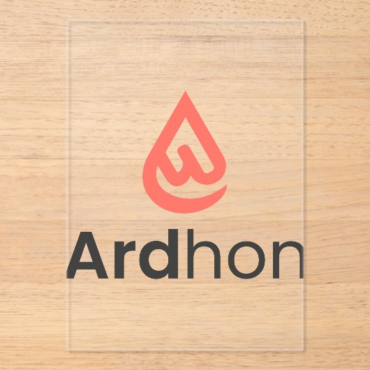 Ardhon - あなたのスタイルを自分らしく着こなして アクリル招待状 (正面)