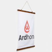 Ardhon - あなたのスタイルを自分らしく着こなして 吊り下げ型タペストリー (傾斜あり)