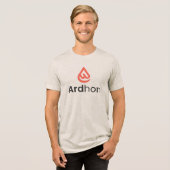 Ardhon - あなたらしいスタイルを トライブレンドTシャツ (正面全面)