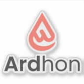 Ardhon - 自分のスタイルを自分らしく着こなそう シール (正面)