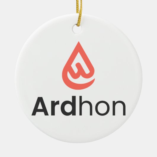 Ardhon - 自由なスタイルを身に纏って セラミックオーナメント (正面)