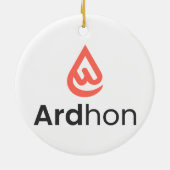Ardhon - 自由なスタイルを身に纏って セラミックオーナメント (裏面)