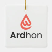 Ardhon - 自由なスタイルを身に纏って セラミックオーナメント (裏面)