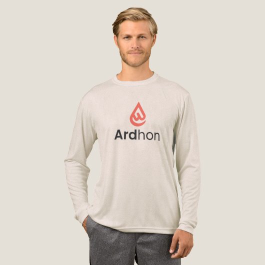 Ardhon - 自由にスタイルを楽しんで トライブレンドTシャツ (正面全体)