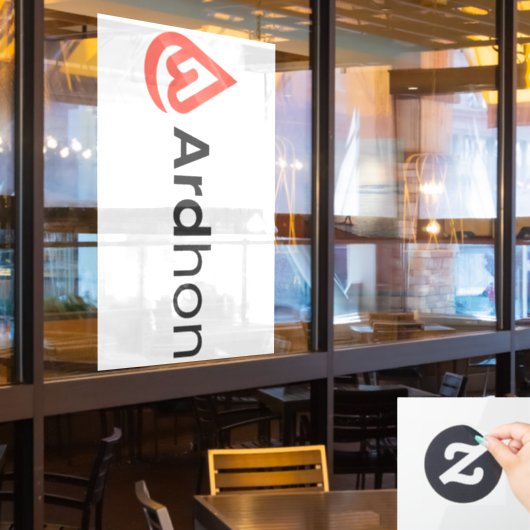 Ardhon brand merch - wear your style, your way ウィンドウサイン (レストラン窓)