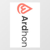 Ardhon brand merch - wear your style, your way ウィンドウサイン (シート)