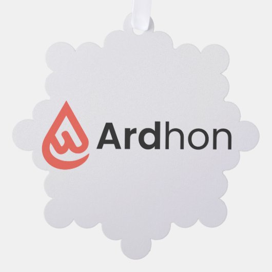 Ardhon brand merch - wear your style, your way オーナメントカード (正面)