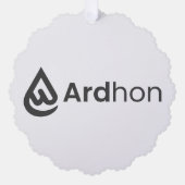 Ardhon brand merch - wear your style, your way オーナメントカード (正面)