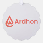 Ardhon brand merch - wear your style, your way オーナメントカード (正面)