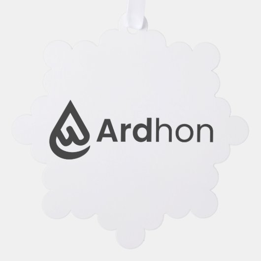 Ardhon brand merch - wear your style, your way オーナメントカード (正面)
