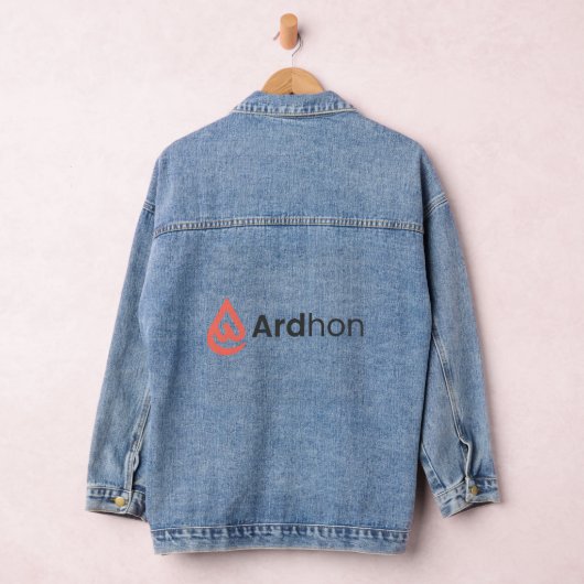 Ardhon brand merch - wear your style, your way デニムジャケット (ハンガー)