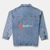 Ardhon brand merch - wear your style, your way デニムジャケット (裏面)