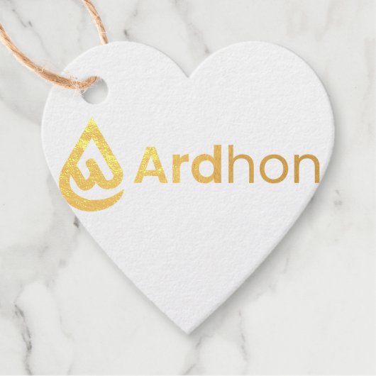 Ardhon brand merch - wear your style, your way フェイバータグ (正面)