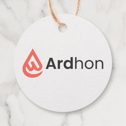 Ardhon brand merch - wear your style, your way フェイバータグ (裏面)