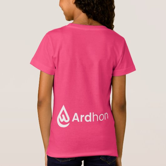 Ardhon brand merch - wear your style, your way tシャツ (裏面)