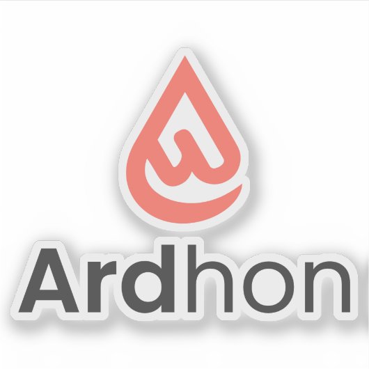 Ardhon - wear your style, your way シール (正面)
