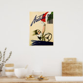 ARDITA FIAT広告ヴィンテージカーレース ポスター (キッチン)