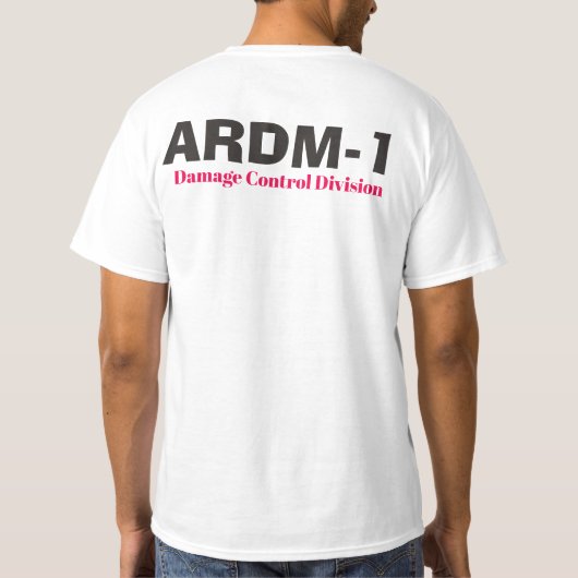 ARDM-1リピア課 Tシャツ (裏面)