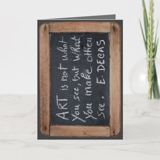 Ardoise 03は引用文カードのガスを抜きます カード (正面)