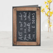 Ardoise 03は引用文カードのガスを抜きます カード (黄色い花)