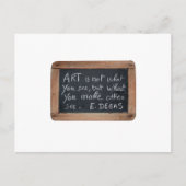 Ardoise 03アーティストの引用文Degasはがき ポストカード (正面)