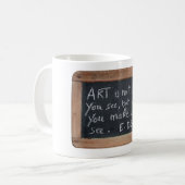Ardoise 03アーティストの引用文Degas Mug コーヒーマグカップ (正面左)