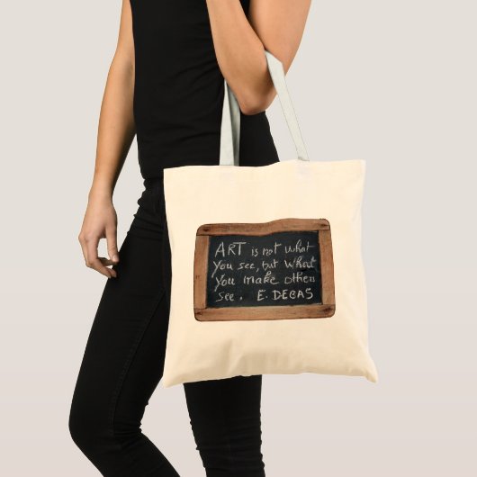 Ardoise 03アーティストの引用文Degas Tote Bag トートバッグ (正面(商品))