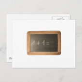 Ardoise 04 - Mathematical Lessons ポストカード (正面/裏面)