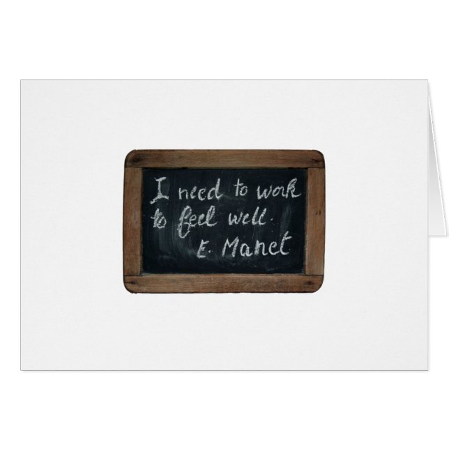 Ardoise 07 Manetの引用文 (正面横)