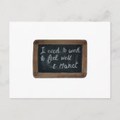 Ardoise 07 Manet's引用文はがき ポストカード (正面)