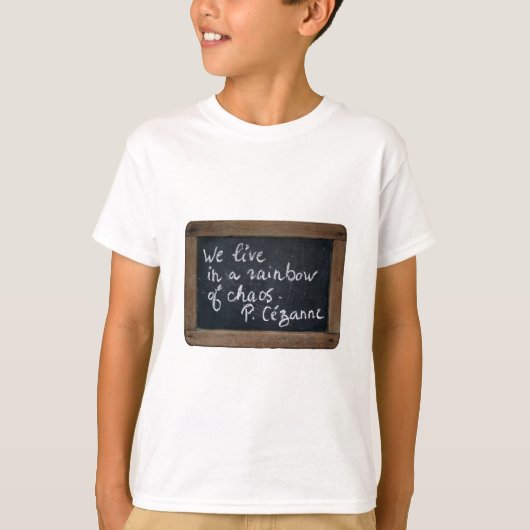 Ardoise 08セザンヌの引用文スウェットシャツ tシャツ (正面)