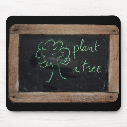 Ardoise #12 – 木を植える マウスパッド (正面)