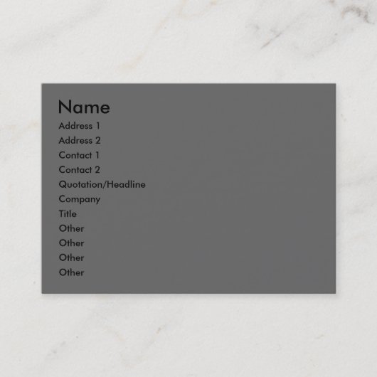 Ardoise Artistの引用文Dagas名刺 名刺 (正面)