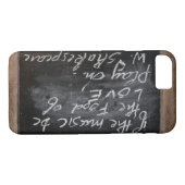 Ardoise Wシェイクスピアの引用文iPhoneケース Case-Mate iPhoneケース (裏面(横))