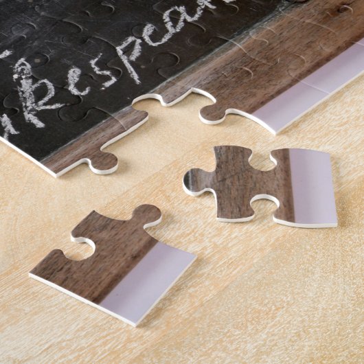 Ardoise - W;シェークスピアの引用文- ジグソーパズル (側面)