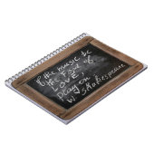 Ardoise W. Shakespeareの引用文手帳 ノートブック (左側)