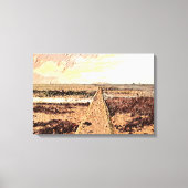 Ardrossan Beach Sunset, Scotland キャンバスプリント (正面)