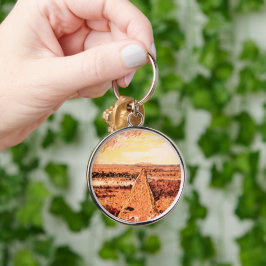 Ardrossan Beach Sunset, Scotland キーホルダー